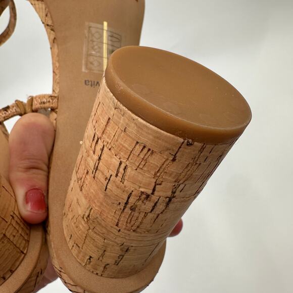 DOLCE VITA New in Box Noles Strappy Heel in Natural Cork // 11 - Picture 11 of 15
